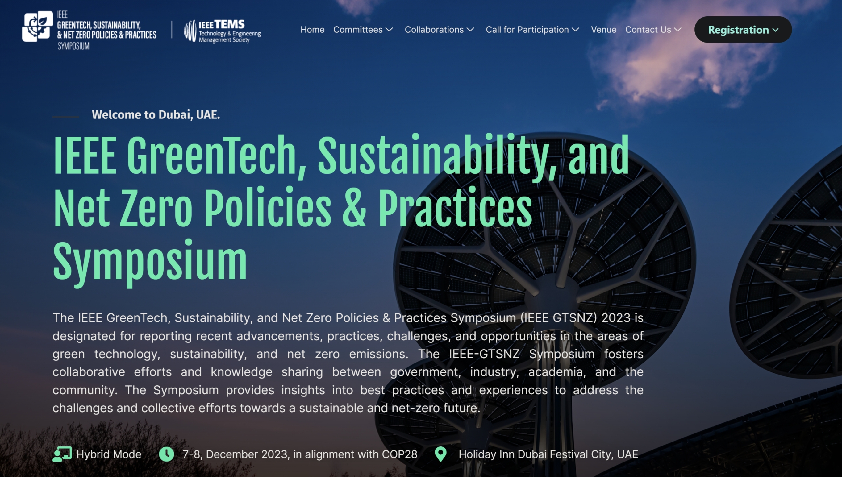 澳恪森将于联合国COP28 同步的IEEE技术可持续发展净零政策研讨会发布产业论文 